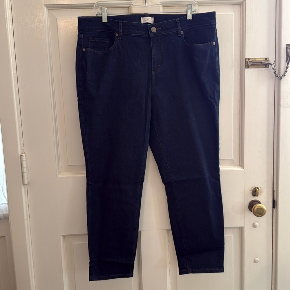 Women’s Loft Jeans, Curvy Skinny, 14